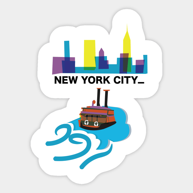 New York City Sticker by nickemporium1